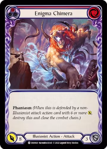 Enigma Chimera (DRO020), Blitz Deck: Uprising - Dromai — Flesh & Blood card price