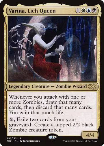 Varina, Lich Queen (291), Double Masters 2022 — Magic card price