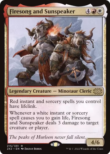 Firesong and Sunspeaker (215), Double Masters 2022 — Magic card price