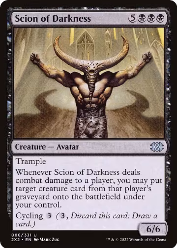 Scion of Darkness (86), Double Masters 2022 — Magic card price