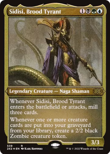 Sidisi, Brood Tyrant (Foil Etched) (539), Double Masters 2022 — Magic card price