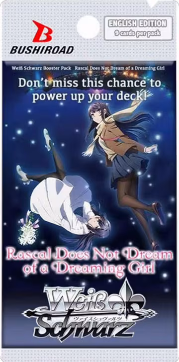 Rascal Does Not Dream of a Dreaming Girl Booster Pack, Rascal Does Not Dream of a Dreaming Girl — Weiß Schwarz sealed product price