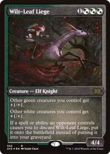 Wilt-Leaf Liege (Foil Etched) (552), Double Masters 2022 — Magic card price