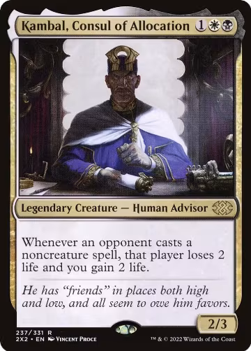 Kambal, Consul of Allocation (237), Double Masters 2022 — Magic card price