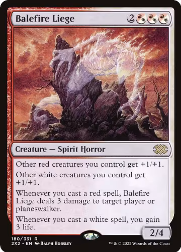 Balefire Liege (180), Double Masters 2022 — Magic card price