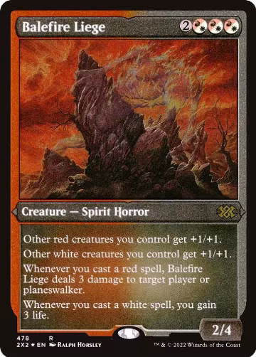 Balefire Liege (Foil Etched) (478), Double Masters 2022 — Magic card price