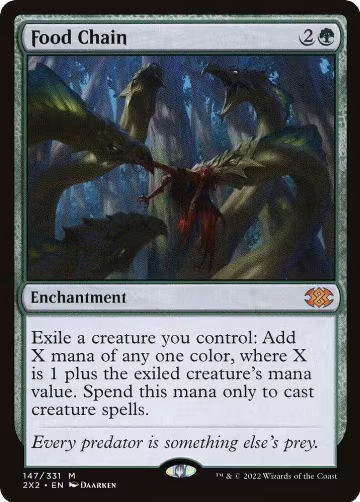 Food Chain (147), Double Masters 2022 — Magic card price
