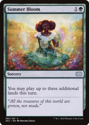 Summer Bloom (160), Double Masters 2022 — Magic card price
