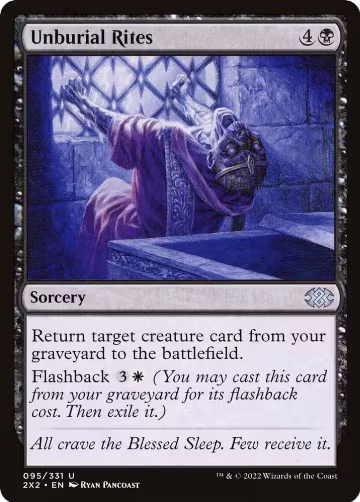 Unburial Rites (95), Double Masters 2022 — Magic card price
