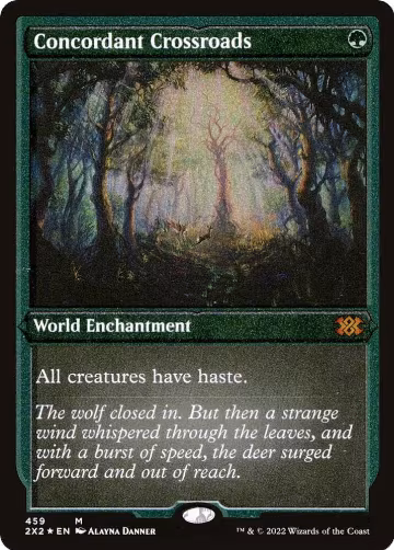 Concordant Crossroads (Foil Etched) (459), Double Masters 2022 — Magic card price