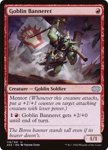 Goblin Banneret (110), Double Masters 2022 — Magic card price