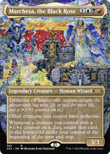 Marchesa, the Black Rose (Borderless) (382), Double Masters 2022 — Magic card price
