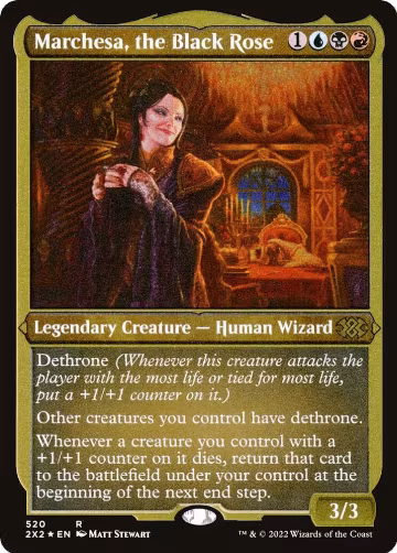 Marchesa, the Black Rose (Foil Etched) (520), Double Masters 2022 — Magic card price