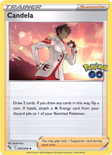 Candela (065/078), Pokemon GO — Pokémon card price