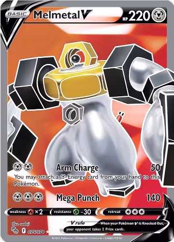 Melmetal V (Full Art) (075/078), Pokemon GO — Pokémon card price