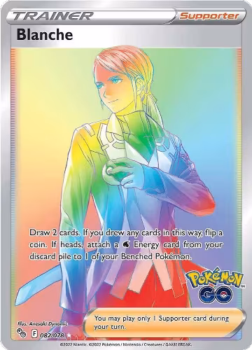 Blanche (Secret) (082/078), Pokemon GO — Pokémon card price