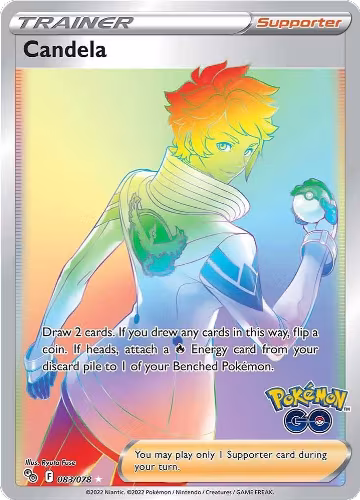 Candela (Secret) (083/078), Pokemon GO — Pokémon card price