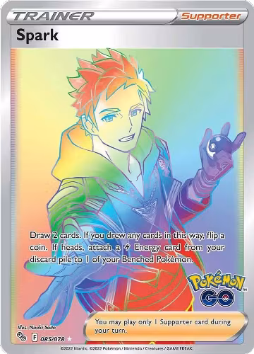 Spark (Secret) (085/078), Pokemon GO — Pokémon card price