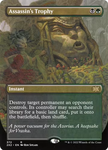 Assassin's Trophy (Borderless) (372), Double Masters 2022 — Magic card price