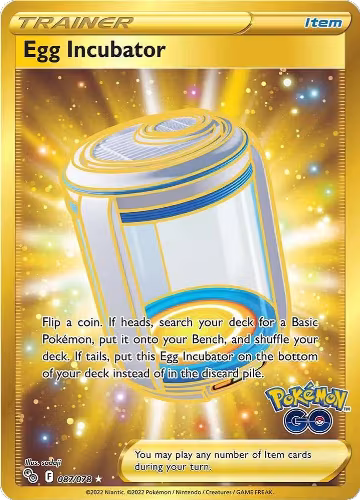Egg Incubator (Secret) (087/078), Pokemon GO — Pokémon card price
