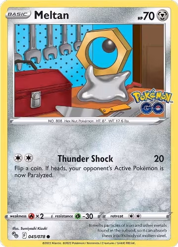 Meltan (045/078), Pokemon GO — Pokémon card price