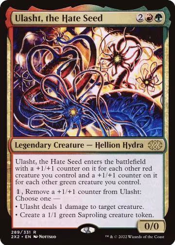 Ulasht, the Hate Seed (289), Double Masters 2022 — Magic card price