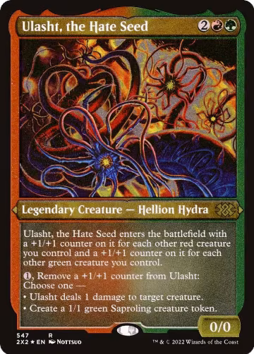 Ulasht, the Hate Seed (Foil Etched) (547), Double Masters 2022 — Magic card price