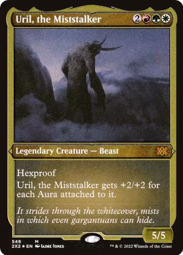 Uril, the Miststalker (Foil Etched) (548), Double Masters 2022 — Magic card price