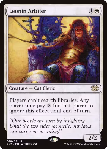 Leonin Arbiter (16), Double Masters 2022 — Magic card price