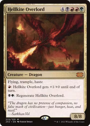 Hellkite Overlord (225), Double Masters 2022 — Magic card price