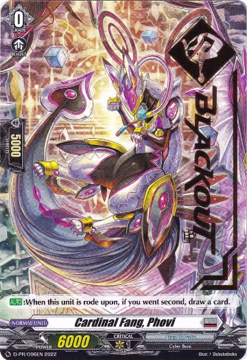 Cardinal Fang, Phovi (Hot Stamped) (D-PR/096EN 2022), D Promo Cards — Vanguard card price