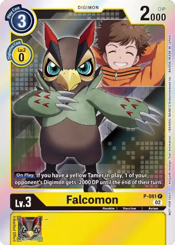 Falcomon - P-081 (P-081 P), Digimon Promotion Cards — Digimon card price