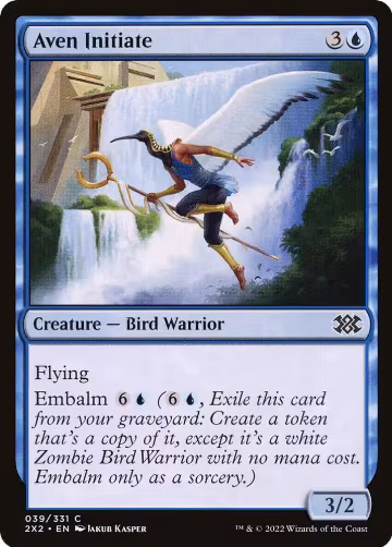 Aven Initiate (39), Double Masters 2022 — Magic card price