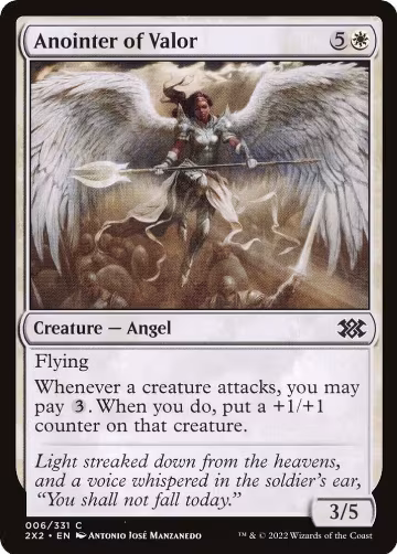 Anointer of Valor (6), Double Masters 2022 — Magic card price