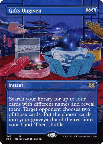 Gifts Ungiven (Borderless) (347), Double Masters 2022 — Magic card price