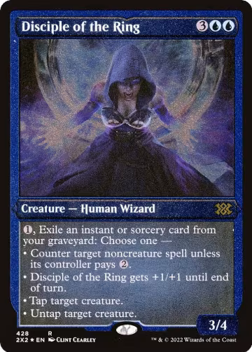 Disciple of the Ring (Foil Etched) (428), Double Masters 2022 — Magic card price