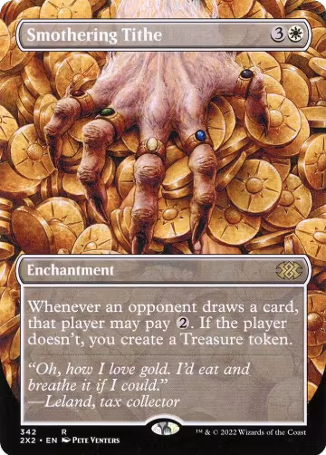 Smothering Tithe (Borderless) (342), Double Masters 2022 — Magic card price