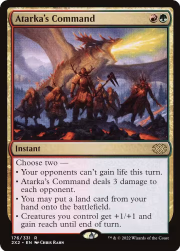 Atarka's Command (176), Double Masters 2022 — Magic card price