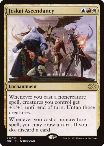 Jeskai Ascendancy (231), Double Masters 2022 — Magic card price