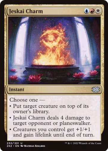 Jeskai Charm (232), Double Masters 2022 — Magic card price