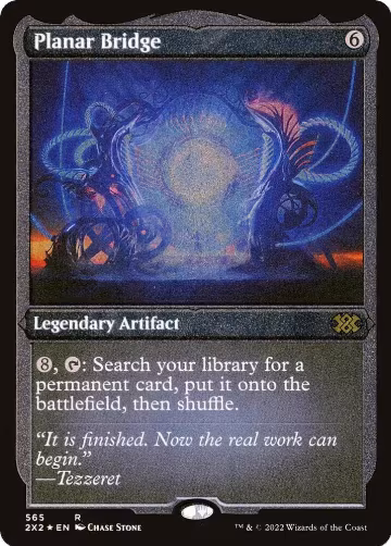 Planar Bridge (Foil Etched) (565), Double Masters 2022 — Magic card price