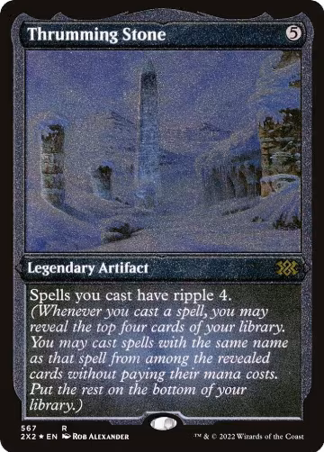 Thrumming Stone (Foil Etched) (567), Double Masters 2022 — Magic card price