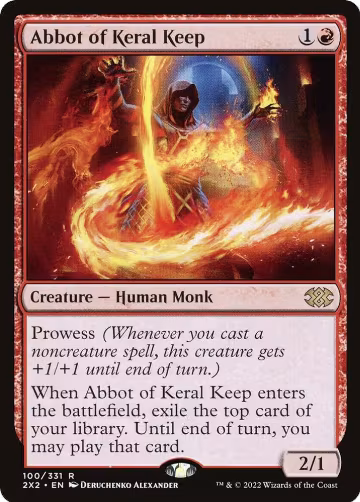 Abbot of Keral Keep (100), Double Masters 2022 — Magic card price