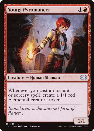 Young Pyromancer (131), Double Masters 2022 — Magic card price