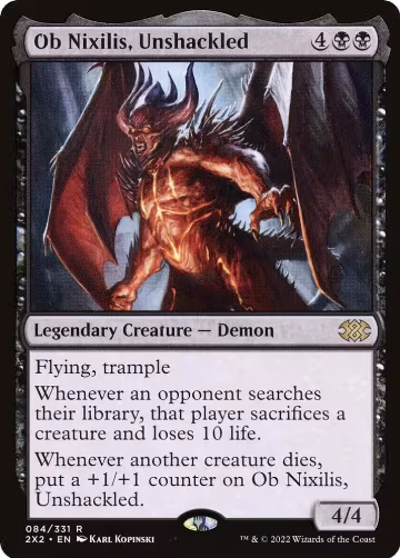 Ob Nixilis, Unshackled (84), Double Masters 2022 — Magic card price