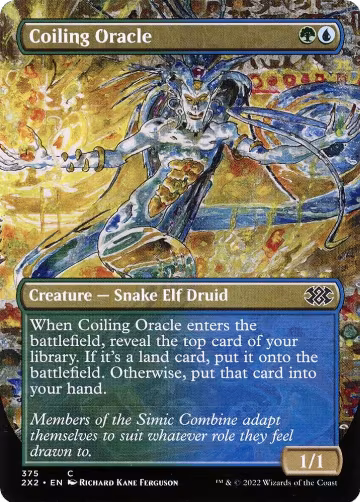 Coiling Oracle (Borderless) (375), Double Masters 2022 — Magic card price