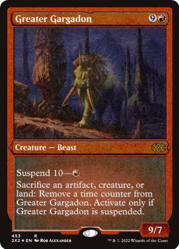 Greater Gargadon (Foil Etched) (453), Double Masters 2022 — Magic card price