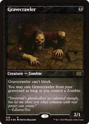 Gravecrawler (Foil Etched) (438), Double Masters 2022 — Magic card price