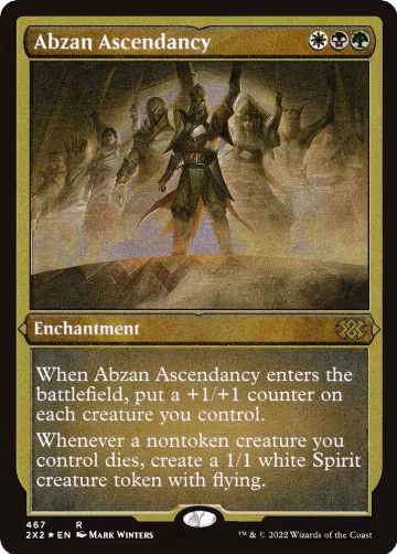 Abzan Ascendancy (Foil Etched) (467), Double Masters 2022 — Magic card price