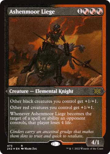 Ashenmoor Liege (Foil Etched) (473), Double Masters 2022 — Magic card price